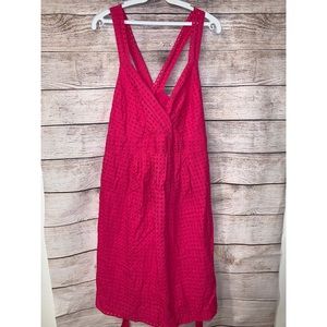 Motherhood Maternity Dress | Pink | XL | Criss Cross Back